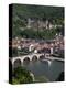 Old Bridge over the River Neckar, Old Town and Castle, Heidelberg, Baden-Wurttemberg, Germany, Euro-Hans Peter Merten-Premier Image Canvas