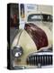 Old Buick Car in Front of Entrance to the City Palace Hotel, Old City, Udaipur, India-Eitan Simanor-Premier Image Canvas