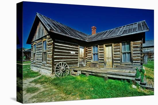 Old building in Ghost Town near Virginia City, MT-null-Premier Image Canvas
