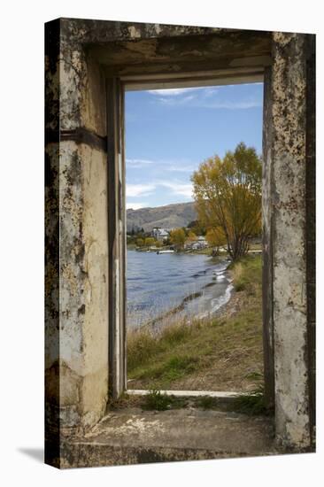 Old Building, Lake Dunstan, Cromwell, Central Otago, South Island, New Zealand-David Wall-Premier Image Canvas