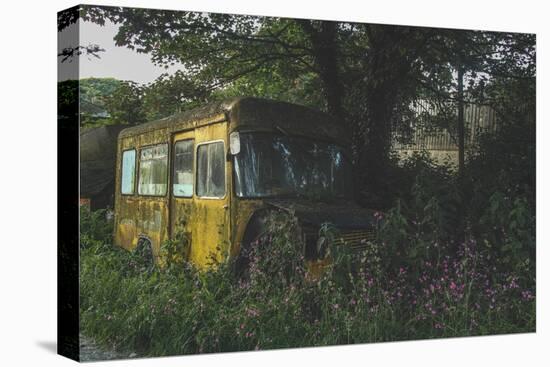 Old Bus in Woodland-Clive Nolan-Premier Image Canvas