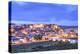 Old Cathedral and Castle at Dusk, Silves, Western Algarve, Algarve, Portugal, Europe-Neil Farrin-Premier Image Canvas