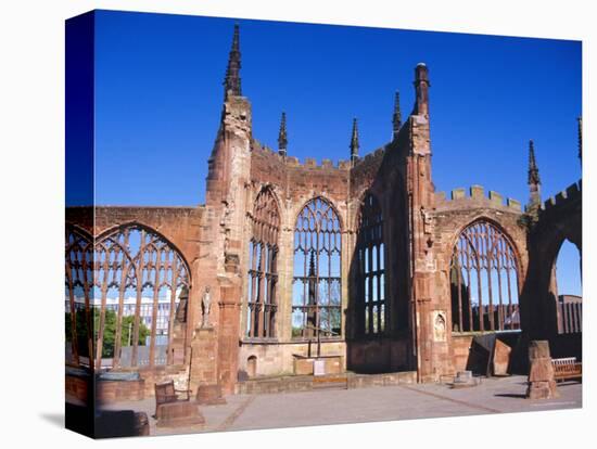 Old Cathedral (Bombed in 2nd World War), Coventry, Warwickshire, UK-David Hughes-Premier Image Canvas