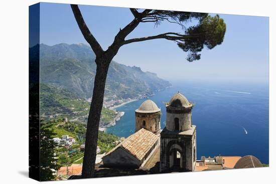 Old Church with Amalfi Coast Vista, Italy-George Oze-Premier Image Canvas