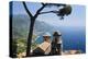 Old Church with Amalfi Coast Vista, Italy-George Oze-Premier Image Canvas