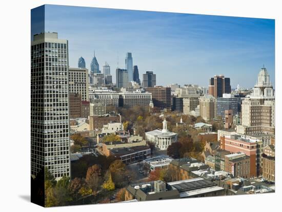 Old City and Independence National Historic Park, Downtown, Philadelphia, Pennsylvania, USA-Alan Copson-Premier Image Canvas