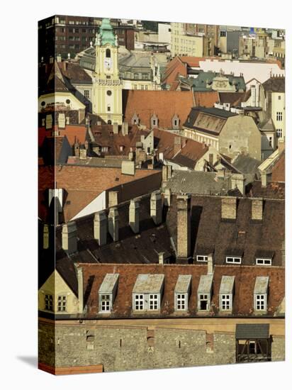 Old City Wall and City, Bratislava, Slovakia-Upperhall-Premier Image Canvas