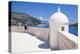 Old City walls and view of coast, Dubrovnik Old Town, UNESCO World Heritage Site, Dubrovnik, Dalmat-Neale Clark-Premier Image Canvas