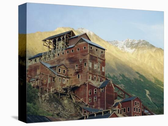 Old Copper Mine Buildings, Preserved National Historic Site, Kennecott, Alaska, USA-Anthony Waltham-Premier Image Canvas