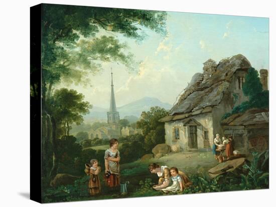 Old Cottage, Masham, 1816-Julius Caesar Ibbetson-Premier Image Canvas