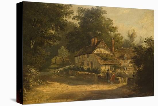 Old Cottages at Petersfield, 1820-William Kidd-Premier Image Canvas