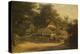 Old Cottages at Petersfield, 1820-William Kidd-Premier Image Canvas