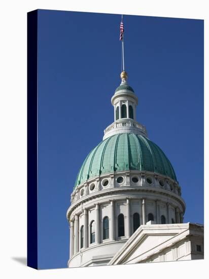 Old Courthouse Dome, Gateway Arch Area, St. Louis, Missouri, USA-Walter Bibikow-Premier Image Canvas