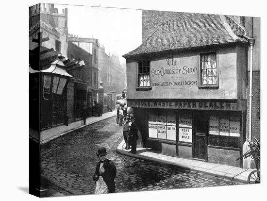 Old Curiosity Shop, London, 1893-John L Stoddard-Premier Image Canvas