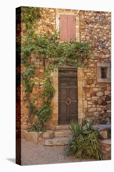 Old Door and House Facade in the Provence-Andrea Haase-Premier Image Canvas