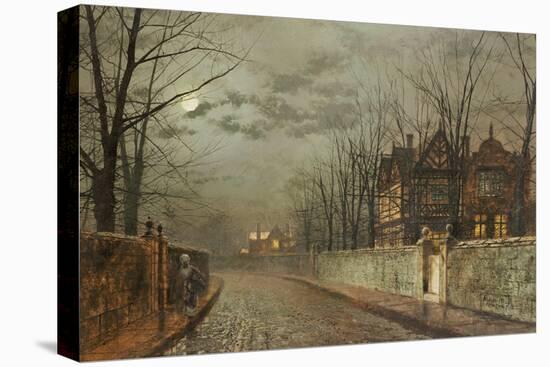 Old English House, Moonlight After Rain, 1883-John Atkinson Grimshaw-Premier Image Canvas