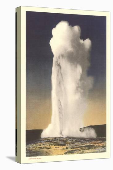 Old Faithful Geyser, Yellowstone-null-Stretched Canvas