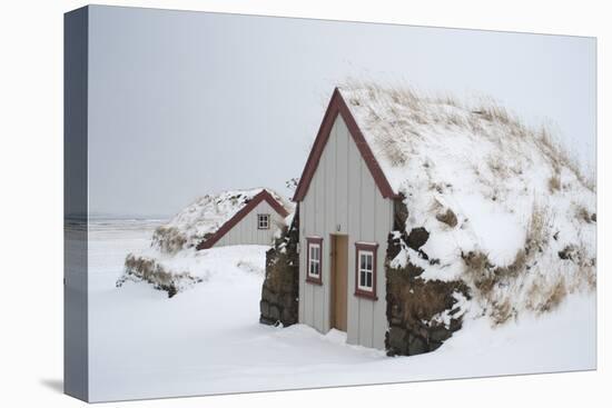 Old Farmhouse Lauf‡s, Coast Eyjafjšrdur, North of Akureyri, Noth Iceland-Julia Wellner-Premier Image Canvas