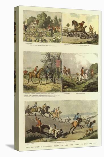 Old Fashioned Sporting Pictures, and the Road in Byegone Days-Thomas Rowlandson-Premier Image Canvas