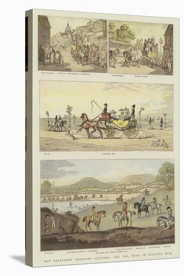 Old Fashioned Sporting Pictures, and the Road in the Byegone Days-Thomas Rowlandson-Premier Image Canvas