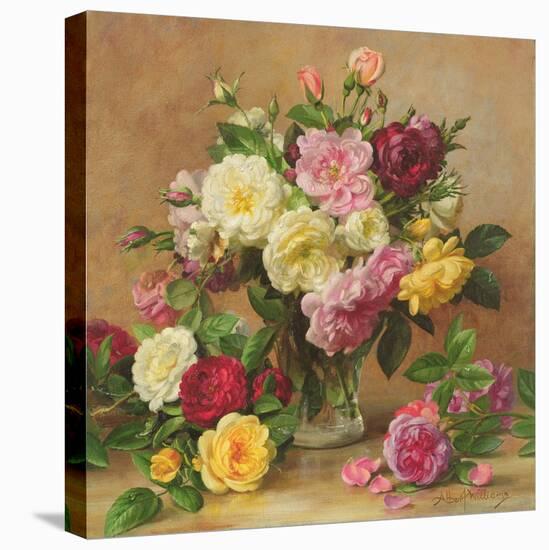 Old Fashioned Victorian Roses, 1995-Albert Williams-Premier Image Canvas