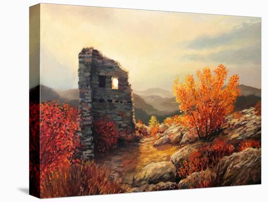 Old Fortress Ruins-kirilstanchev-Stretched Canvas