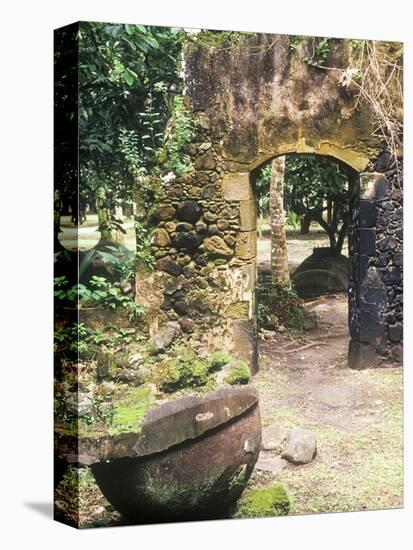 Old French Sugar Mill, Anse Chastanet Resort, Souffriere, St. Lucia, Caribbean-Greg Johnston-Premier Image Canvas