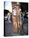 Old Fuel Pump Along a Street, San Francisco Street, San Miguel De Allende, Guanajuato, Mexico-null-Premier Image Canvas