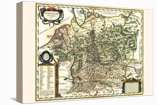 Old Germany-Willem Janszoon Blaeu-Stretched Canvas