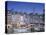 Old Harbour, St. Catherine's Quay and Spire of St. Catherine's Church Behind, Honfleur, France-Guy Thouvenin-Premier Image Canvas