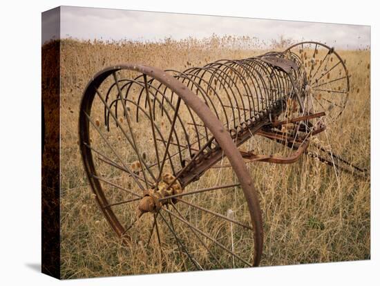 Old Hayrake & Teasle Near Preston, Cache Valley, Idaho, USA-Scott T^ Smith-Premier Image Canvas