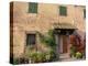 Old Home with Flowers at San Gimignano, Tuscany, Italy-Bill Bachmann-Premier Image Canvas