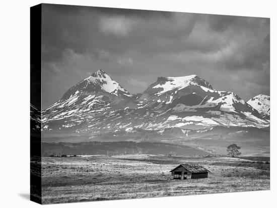 Old House Along the Rocky Mountain Front, Montana-Steven Gnam-Premier Image Canvas