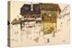 Old Houses in Krumau, 1914-Egon Schiele-Premier Image Canvas