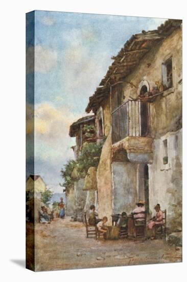 Old Houses, Taormina-Alberto Pisa-Premier Image Canvas