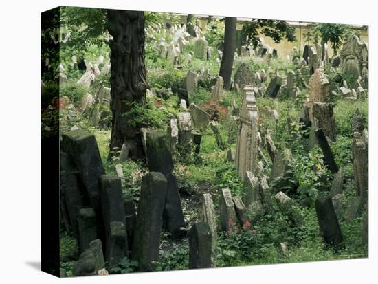 Old Jewish Cemetery, Josefov, Prague, Czech Republic-Upperhall-Premier Image Canvas