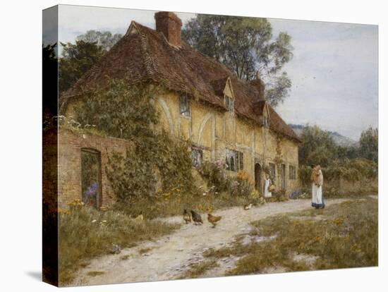 Old Kentish Cottage-Helen Allingham-Premier Image Canvas