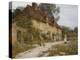 Old Kentish Cottage-Helen Allingham-Premier Image Canvas