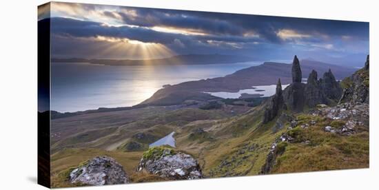 Old Man of Storr, Isle of Skye, Scotland. Autumn (November)-Adam Burton-Premier Image Canvas