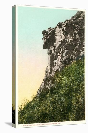 Old Man of the Mountains, White Mountain, New Hampshire-null-Stretched Canvas