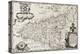 Old Map Of Sicily-marzolino-Stretched Canvas