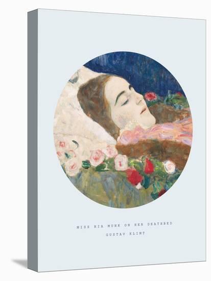 Old Masters, New Circles: Miss Ria Munk on her Deathbed-Gustav Klimt-Premier Image Canvas