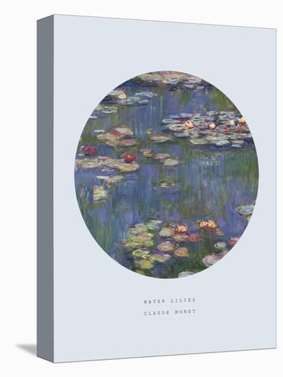 Old Masters, New Circles: Water Lilies (Nympheas), c.1916-Claude Monet-Stretched Canvas