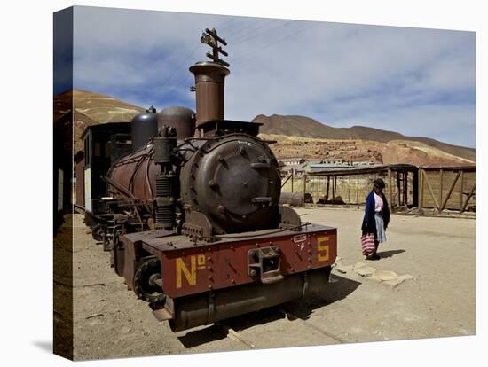 Old Mining Ghost Town of Pulacayo, Famously Linked to Butch Cassidy and Sundance Kid, Bolivia-Simon Montgomery-Premier Image Canvas