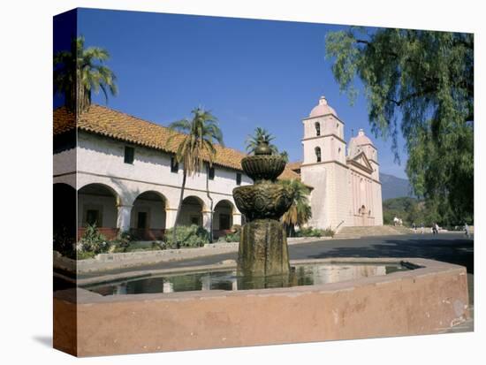 Old Mission, Santa Barbara, California, USA-Ken Wilson-Premier Image Canvas