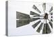 Old Montana Windmill with Bullet Holes-Jason Savage-Stretched Canvas