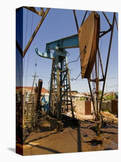 Old Oil Rigs at the Abseron Peninsula, Near Baku, Azerbaijan, Central Asia, Asia-Michael Runkel-Premier Image Canvas