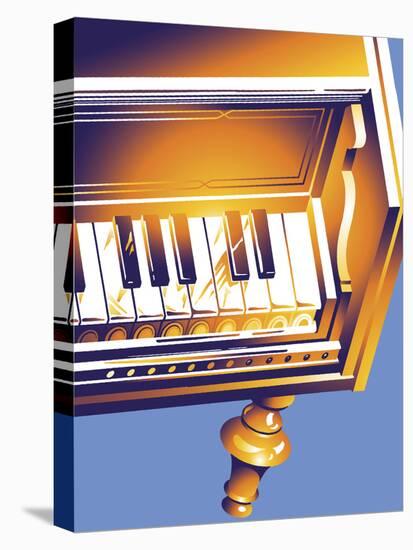 Old Piano-David Chestnutt-Premier Image Canvas