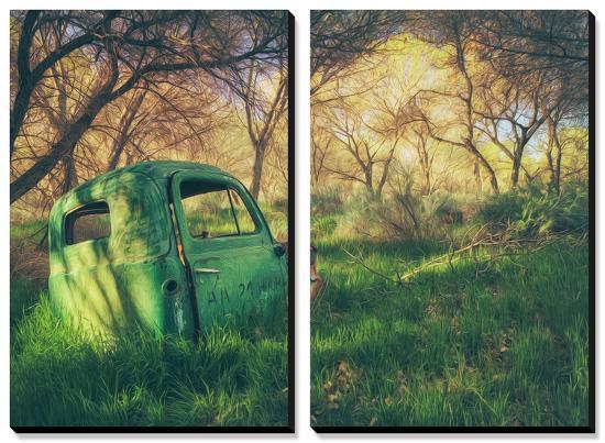 Old Pickup in the Woods, Central Valley-Vincent James-Stretched Canvas