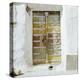 Old polychrome door set in whitewashed walls-Werner Forman-Premier Image Canvas